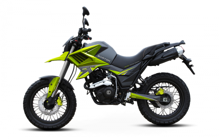 Motocicleta Barton Hyper 125cc, culoare negru/verde, fara topcase [5]