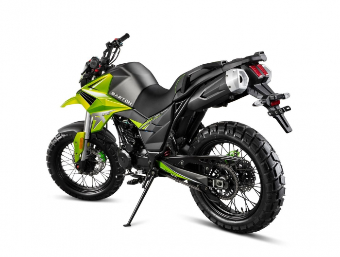 Motocicleta Barton Hyper 125cc, culoare negru/verde, fara topcase [2]