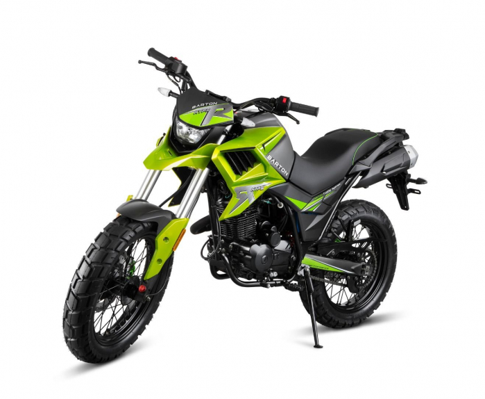 Motocicleta Barton Hyper 125cc, culoare negru verde, fara topcase