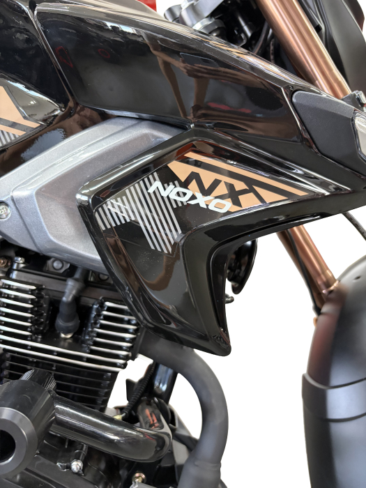 Motocicleta Barton Motors Noxo 125cc, negru/galben,racire aer, [6]