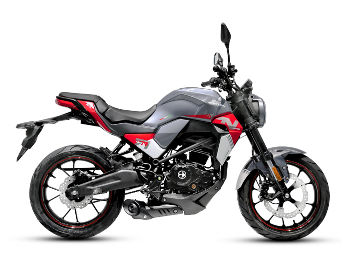 Motocicleta Barton Naked 125cc, culoare nergru/rosu [2]