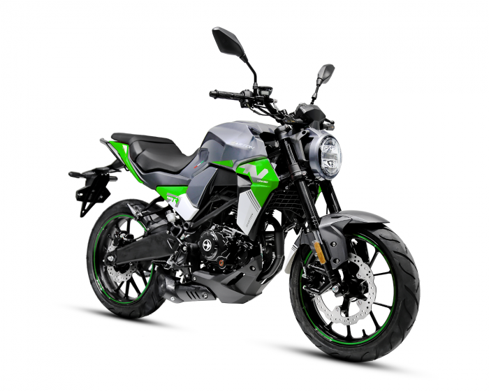 Motocicleta Barton Naked 125cc, culoare nergru verde