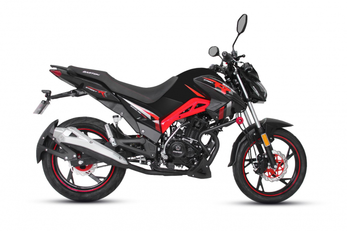 Motocicleta Barton Street-R 125cc, culoare nergru/rosu [2]