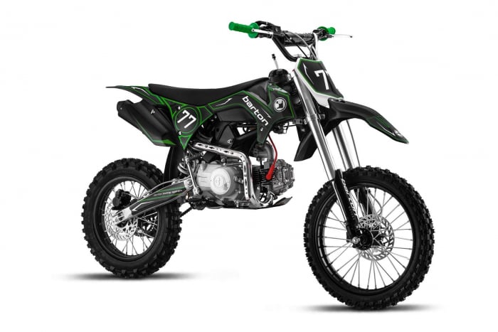 Motocicleta cross copii Barton 125cc, 4T, roti 14 12 , culoare verde