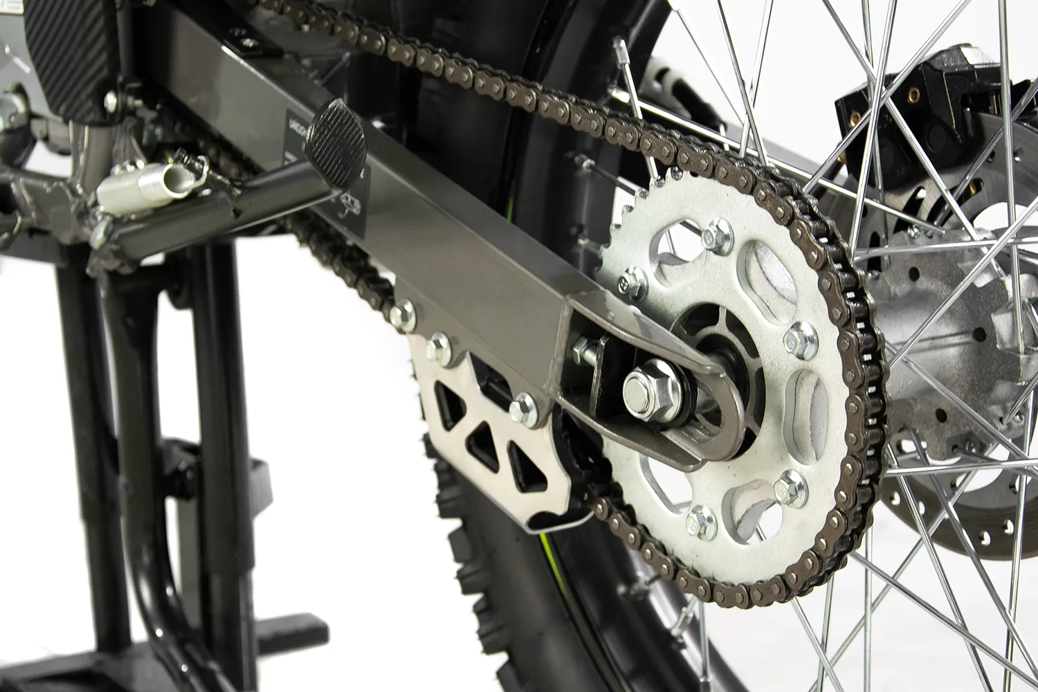 Motocicleta Cross/Enduro Asix Defender XB82, 250cc, roti 21/18", culoare negru/portocaliu, pornire electric/picior [17]