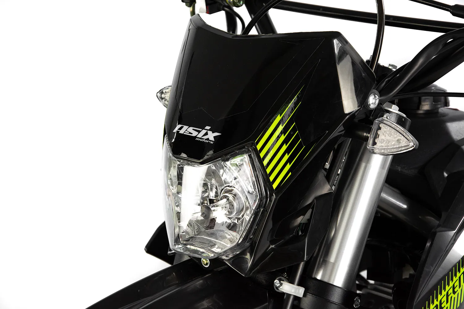 Motocicleta Cross/Enduro Asix Defender XB82, 250cc, roti 21/18", culoare negru/portocaliu, pornire electric/picior [9]