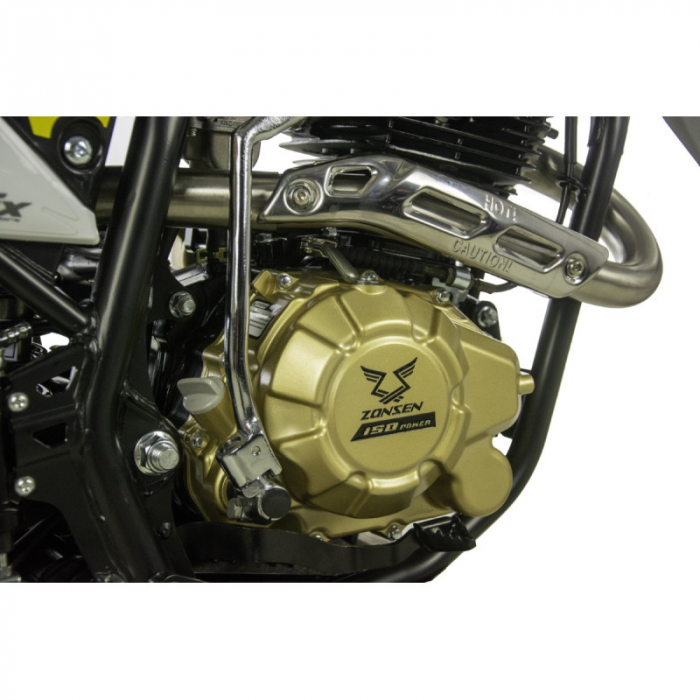 Motocicleta Cross/Enduro Asix XB83 150cc, roti 21/18, culoare gri/albastru, pornire electromotor [9]