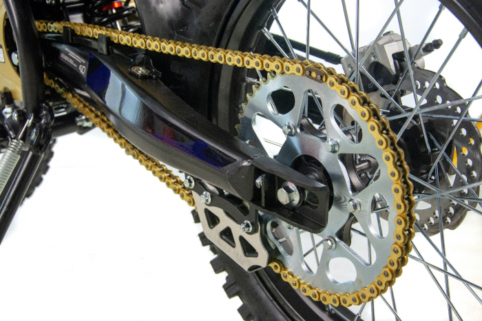 Motocicleta Cross/Enduro Asix XB83, 250cc, roti 21/18, culoare gri-galben, pornire electromotor [7]