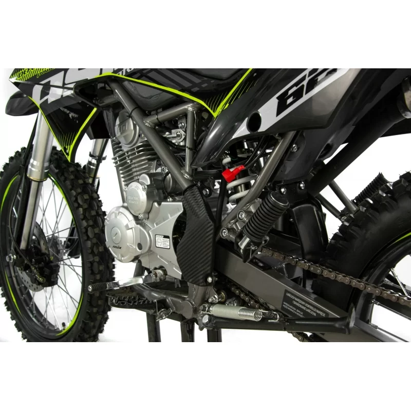 Motocicleta Cross/Enduro Asix Defender XB82, 250cc, roti 21/18", culoare negru/portocaliu, pornire electric/picior [9]
