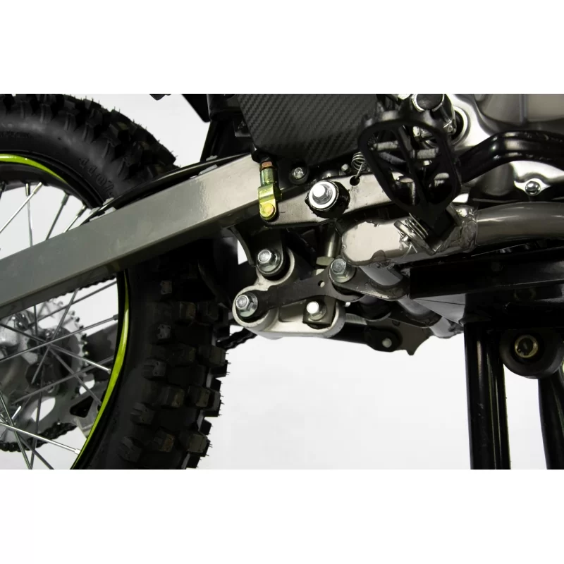 Motocicleta Cross/Enduro Asix Defender XB82, 250cc, roti 21/18", culoare galben/albastru, pornire electric/picior [4]