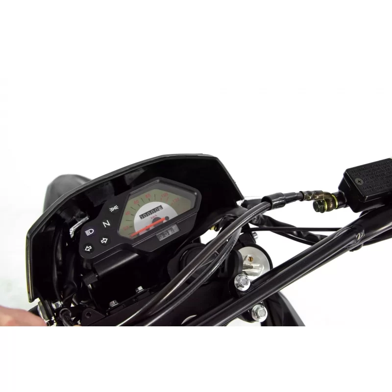 Motocicleta Cross/Enduro Asix Defender XB82, 250cc, roti 21/18", culoare negru/portocaliu, pornire electric/picior [8]