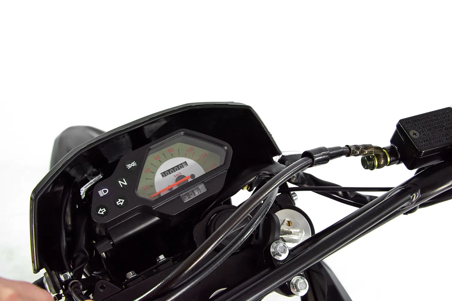 Motocicleta Cross/Enduro Asix XB72, 150cc, roti 19/16", culoare negru/portocaliu, pornire electric/picior [10]