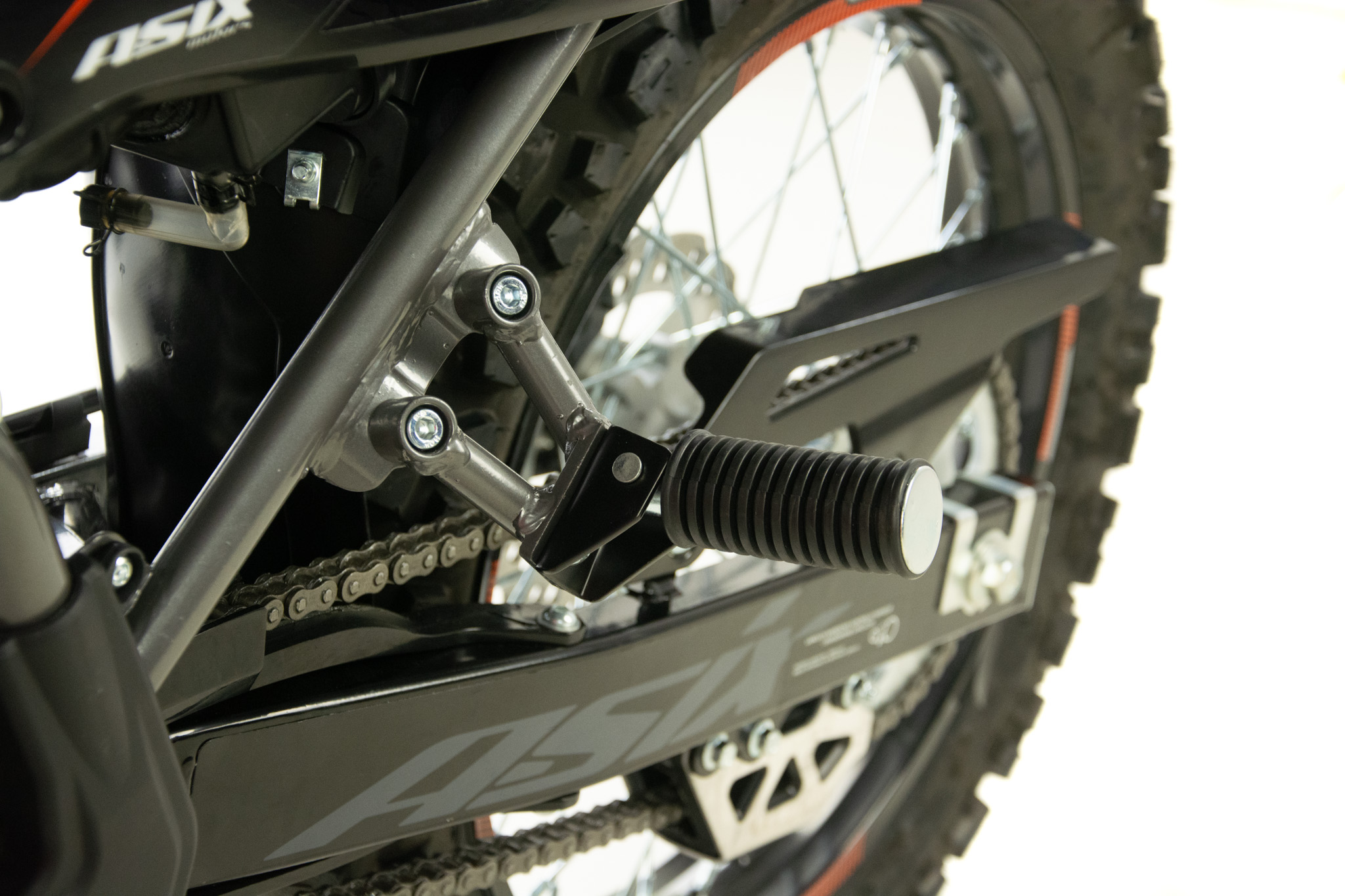 Motocicleta Cross/Enduro Asix XB72 A1, 150cc, roti 21/18, culoare gri/portocaliu, pornire electrica [31]