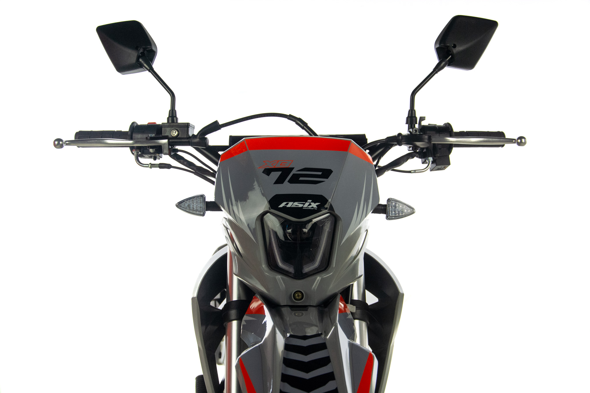 Motocicleta Cross/Enduro Asix XB72 A1, 150cc, roti 21/18, culoare negru/lime, pornire electrica [10]