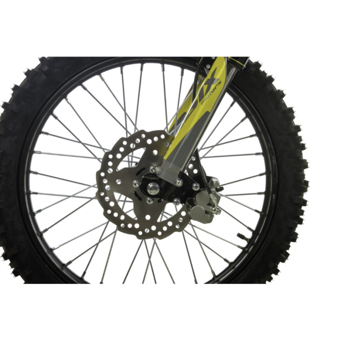 Motocicleta Cross/Enduro Asix XB83 150cc, roti 21/18, culoare gri/galben, pornire electromotor [12]