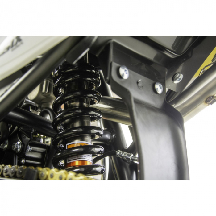 Motocicleta Cross/Enduro Asix XB83 150cc, roti 21/18, culoare gri/maro, pornire electromotor [18]