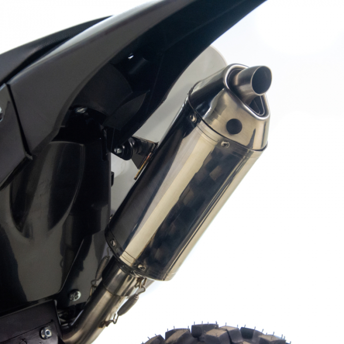 Motocicleta Cross/Enduro Asix XB83, 250cc, roti 21/18, culoare gri-maro, pornire electromotor [10]