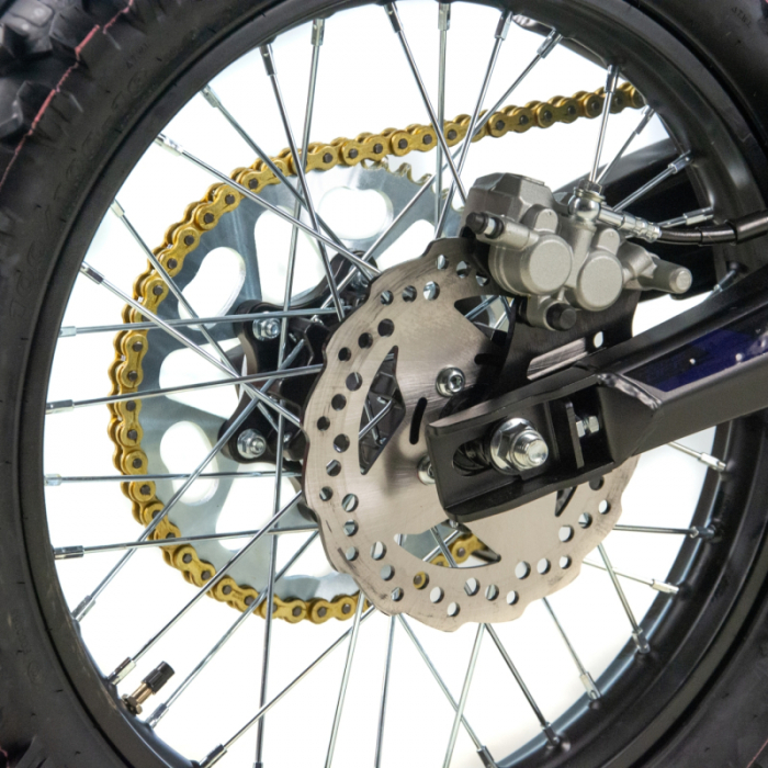 Motocicleta Cross/Enduro Asix XB83, 250cc, roti 21/18, culoare gri-albastru, pornire electromotor [6]