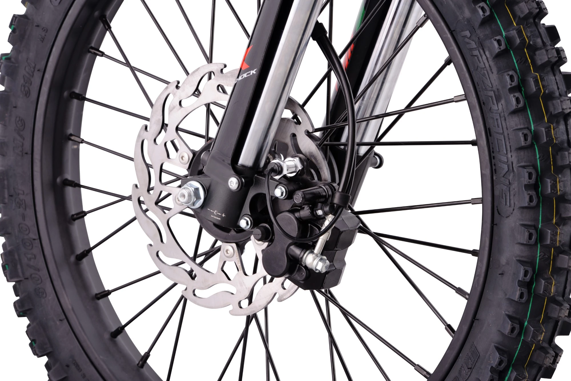 Motocicleta Cross/Enduro Asix XT97, 300cc, roti 21/18", culoare negru/verde, pornire electric/picior [15]