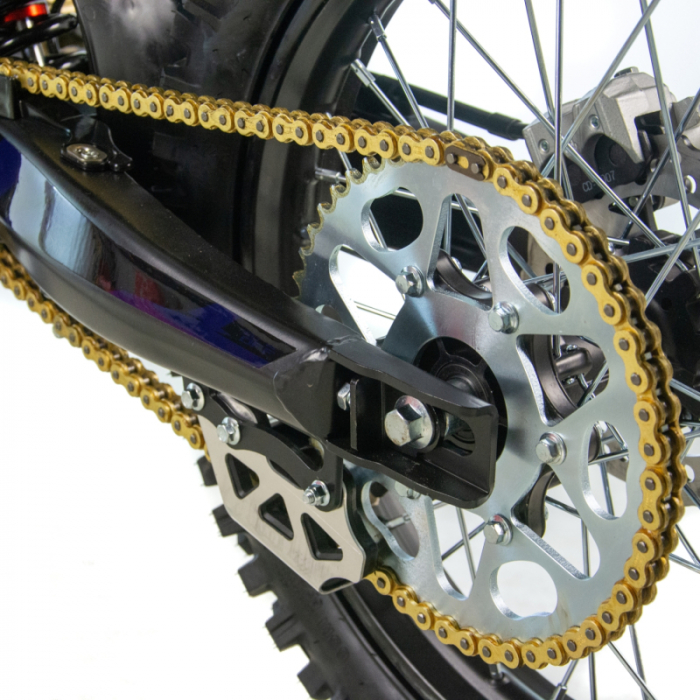 Motocicleta Cross/Enduro Asix XB83, 250cc, roti 21/18, culoare gri-albastru, pornire electromotor [7]