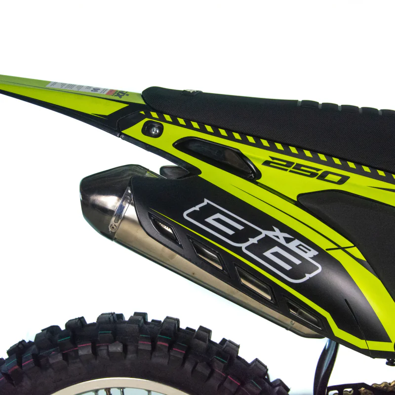 Motocicleta Cross/Enduro Asix XB88 A2, 250cc, roti 21/18", culoare negru/lime, pornire electric/picior [7]