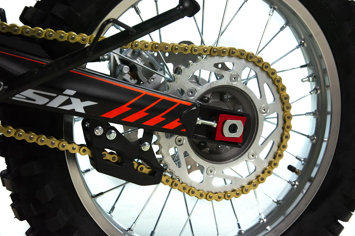 Motocicleta Cross/Enduro Asix XB88, 300cc, roti 21/18", culoare negru/portocaliu, pornire electric/picior [9]