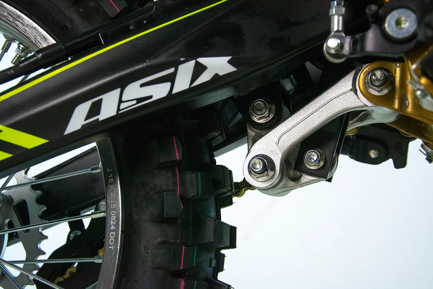 Motocicleta Cross/Enduro Asix XB88, 300cc, roti 21/18", culoare negru/verde, pornire electric/picior [16]
