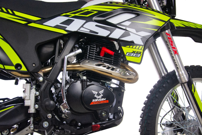 Motocicleta Cross/Enduro Asix XB88 A3, 300cc, roti 21/18", culoare negru/gri, pornire electric/picior [19]