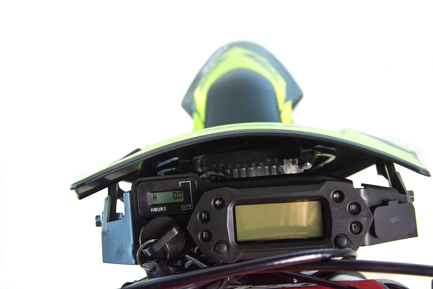 Motocicleta Cross/Enduro Asix XB88, 300cc, roti 21/18", culoare negru/verde, pornire electric/picior [8]