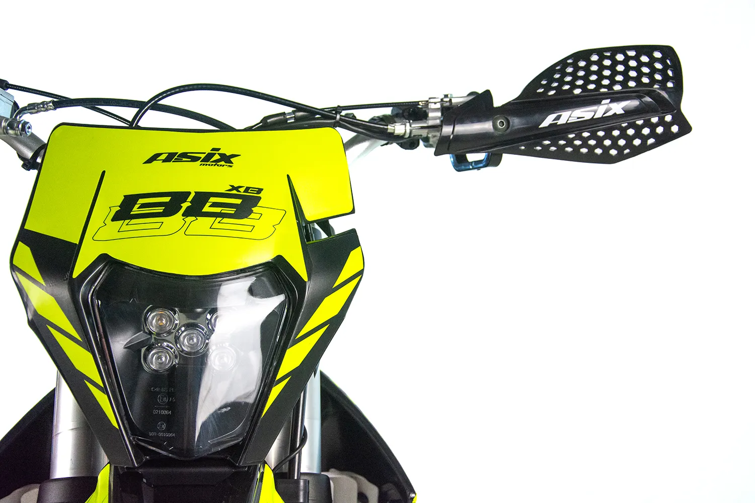 Motocicleta Cross/Enduro Asix XB88, 300cc, roti 21/18", culoare negru/verde, pornire electric/picior [15]
