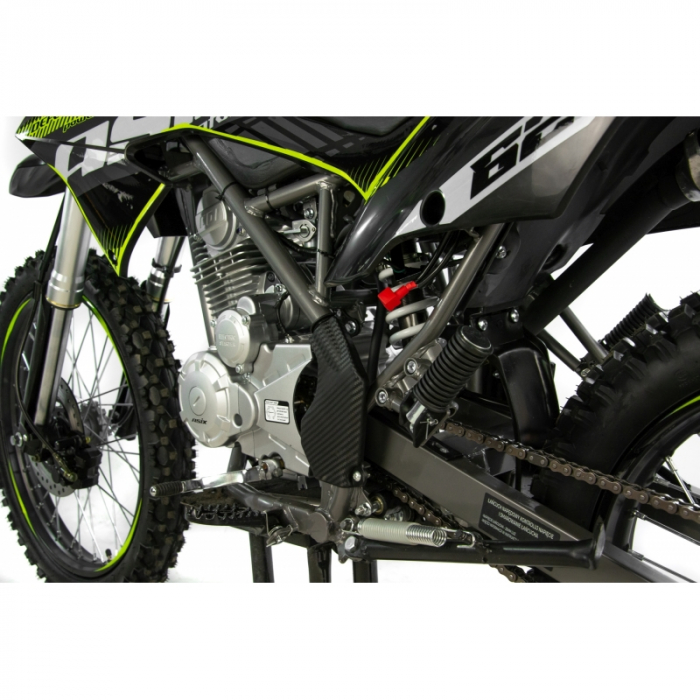 Motocicleta Cross/Enduro Asix XB72, 150cc, roti 19/16", culoare negru/portocaliu, pornire electric/picior [9]