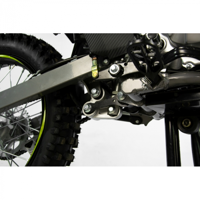 Motocicleta Cross/Enduro Asix XB72, 150cc, roti 19/16", culoare negru/portocaliu, pornire electric/picior [4]