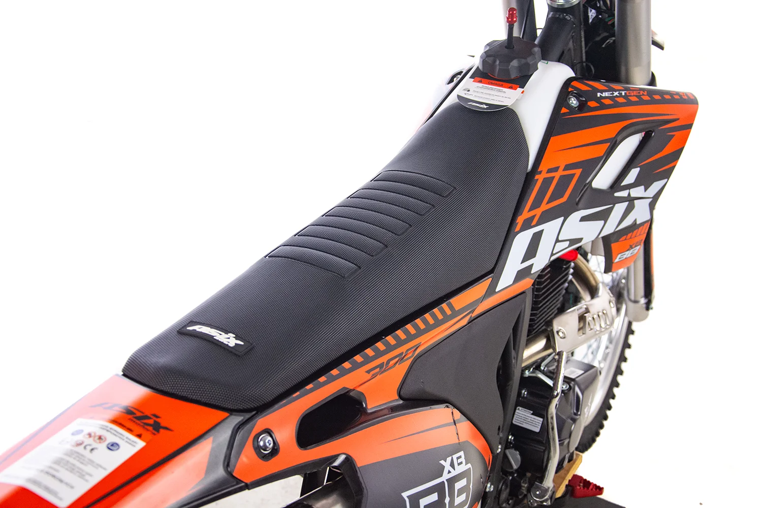 Motocicleta Cross/Enduro Asix XB88 A3, 250cc, roti 21/18", culoare negru/gri, pornire electric/picior [20]