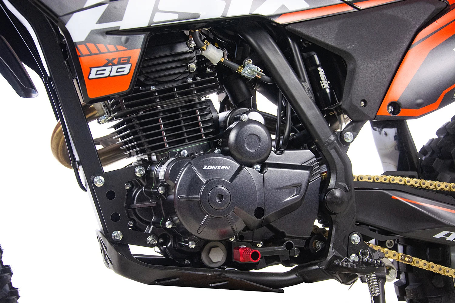 Motocicleta Cross/Enduro Asix XB88 A3, 250cc, roti 21/18", culoare negru/gri, pornire electric/picior [13]