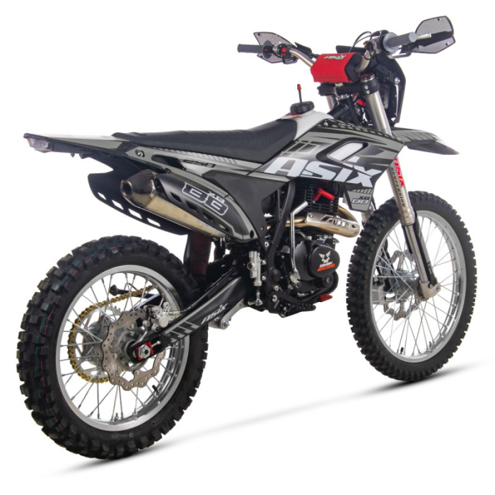 Motocicleta Cross/Enduro Asix XB88 A3, 250cc, roti 21/18", culoare negru/gri, pornire electric/picior [4]