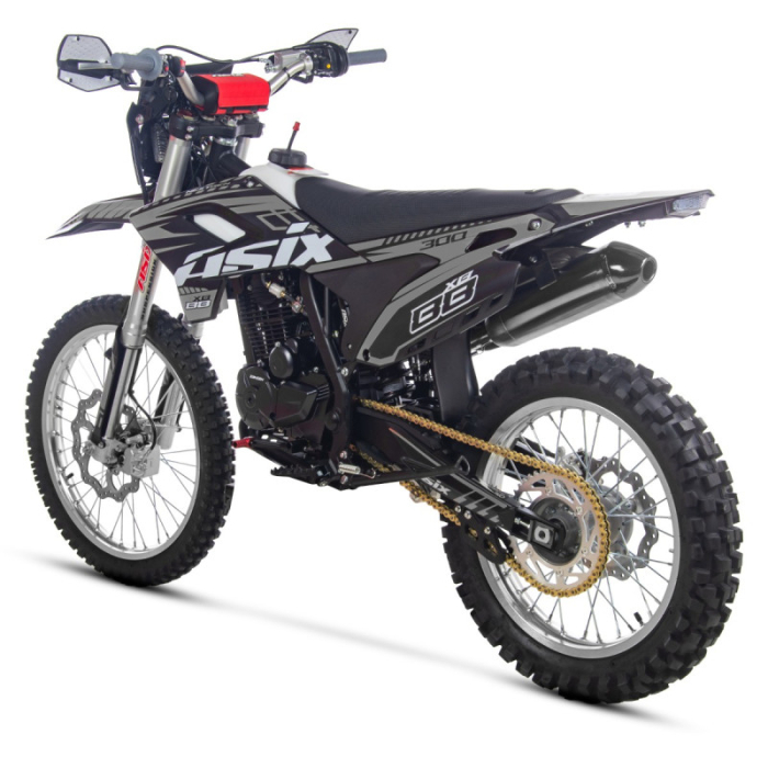 Motocicleta Cross/Enduro Asix XB88 A3, 300cc, roti 21/18", culoare negru/gri, pornire electric/picior [4]
