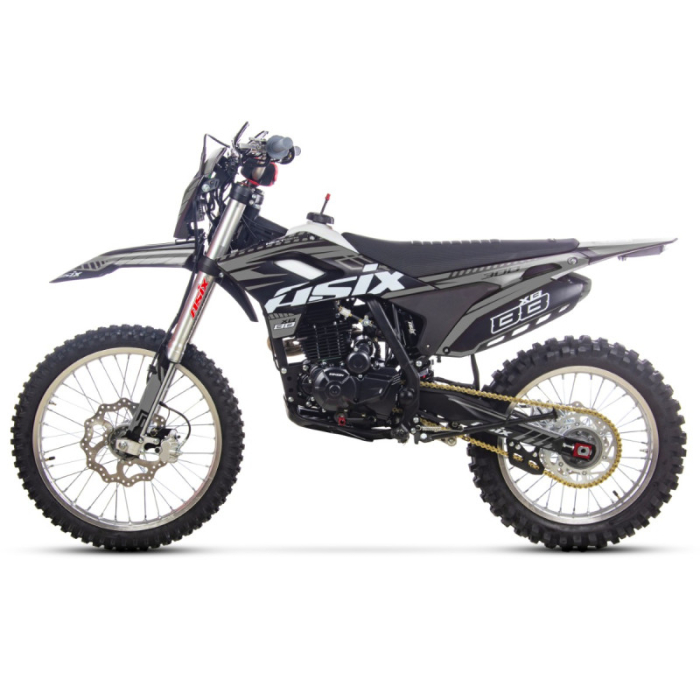 Motocicleta Cross/Enduro Asix XB88 A3, 300cc, roti 21/18", culoare negru/gri, pornire electric/picior [5]