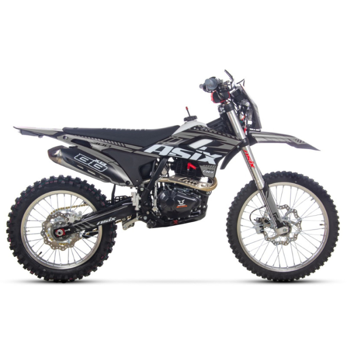 Motocicleta Cross/Enduro Asix XB88 A3, 300cc, roti 21/18", culoare negru/gri, pornire electric/picior [2]