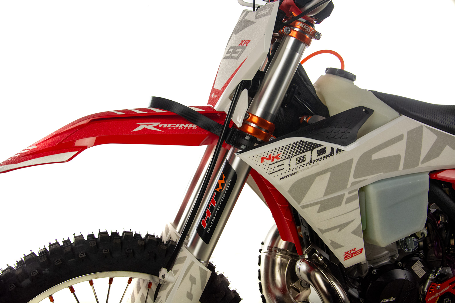 Motocicleta Cross/Enduro Asix XR99, 300cc, 2T, roti 21/19, pornire electric, rosu-alb [14]
