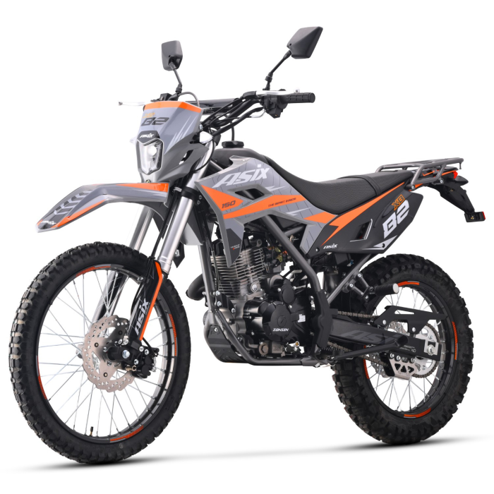 Motocicleta Enduro/Cross,Asix XB82, A1, 150cc, 21/18,gri-portocaliu [6]