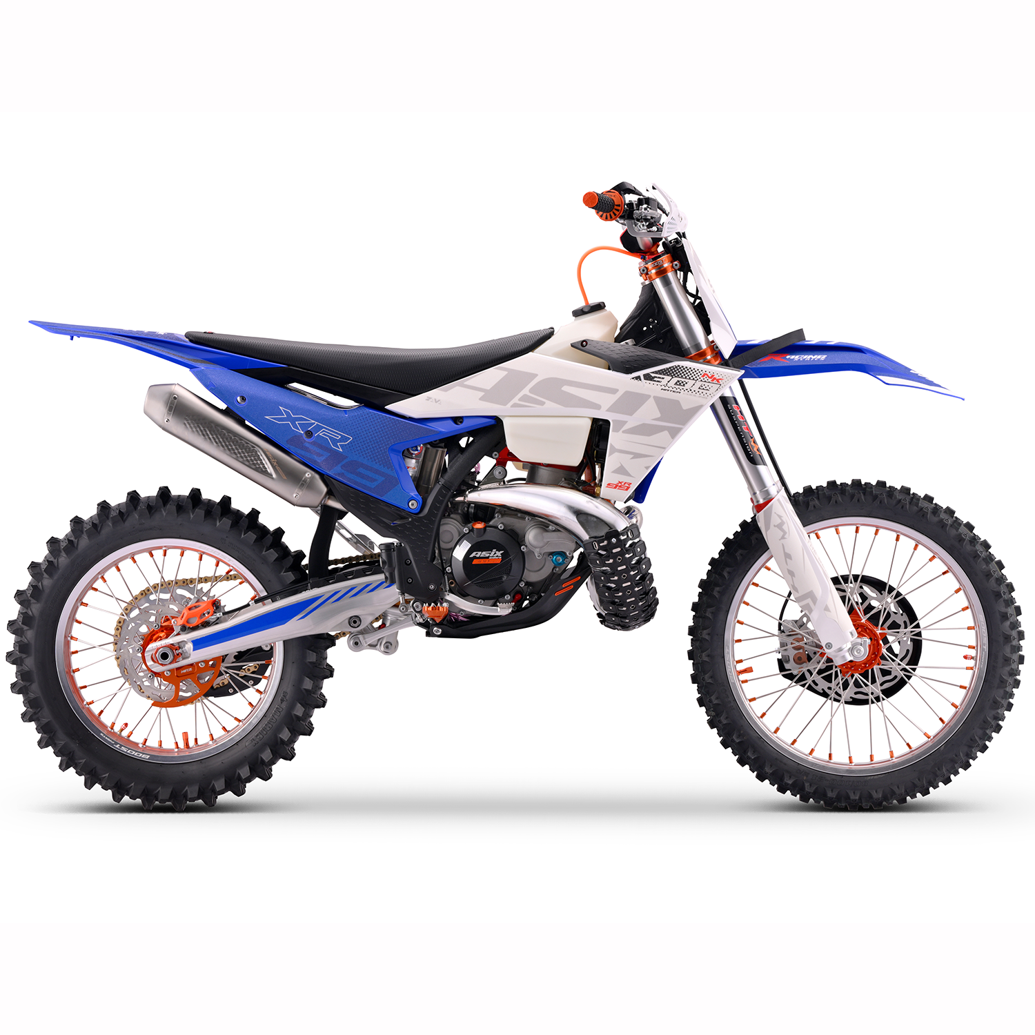 Motocicleta Cross/Enduro Asix XR99, 300cc, 2T, roti 21/19, pornire electric, albastru-alb [3]