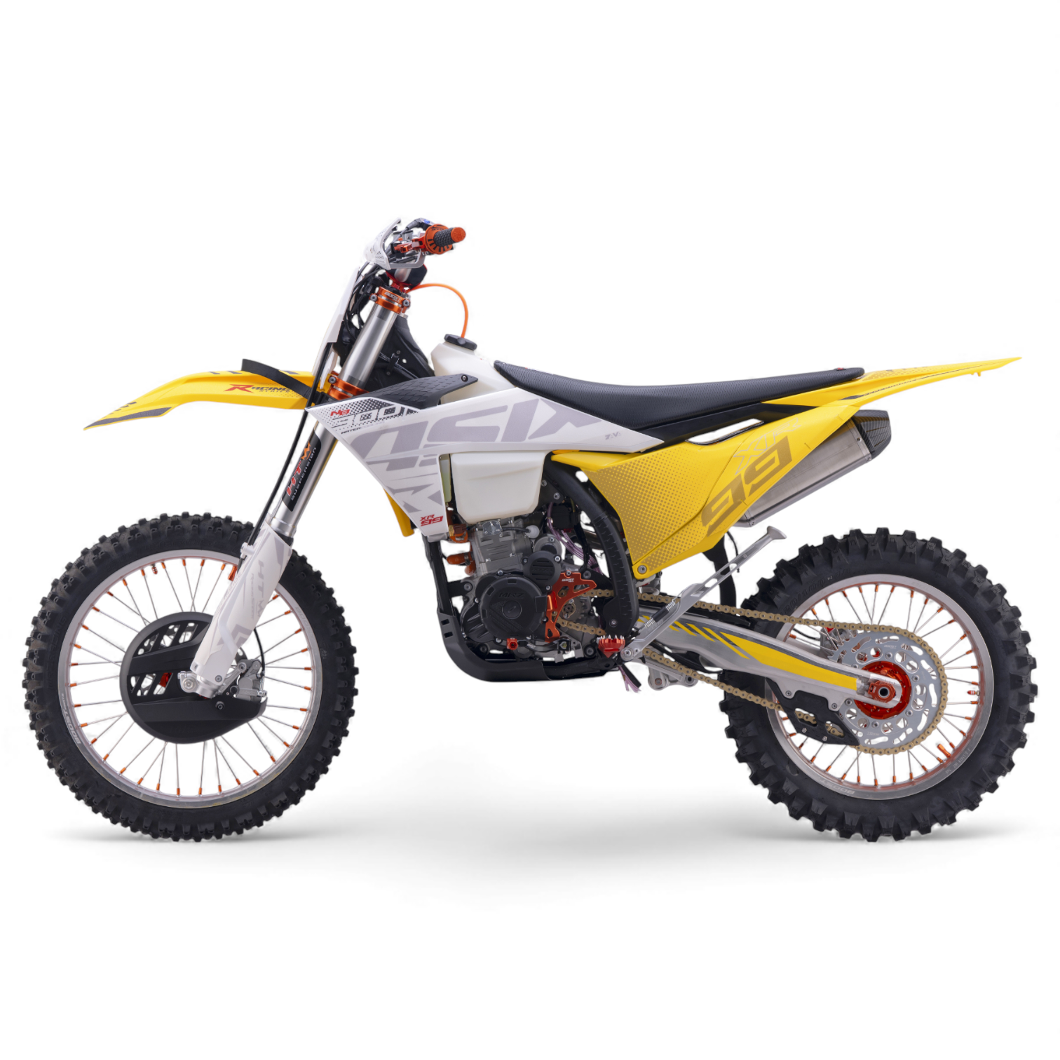Motocicleta Cross/Enduro Asix XR99, 300cc, 2T, roti 21/18, pornire electric, rosu-alb - Copie [4]