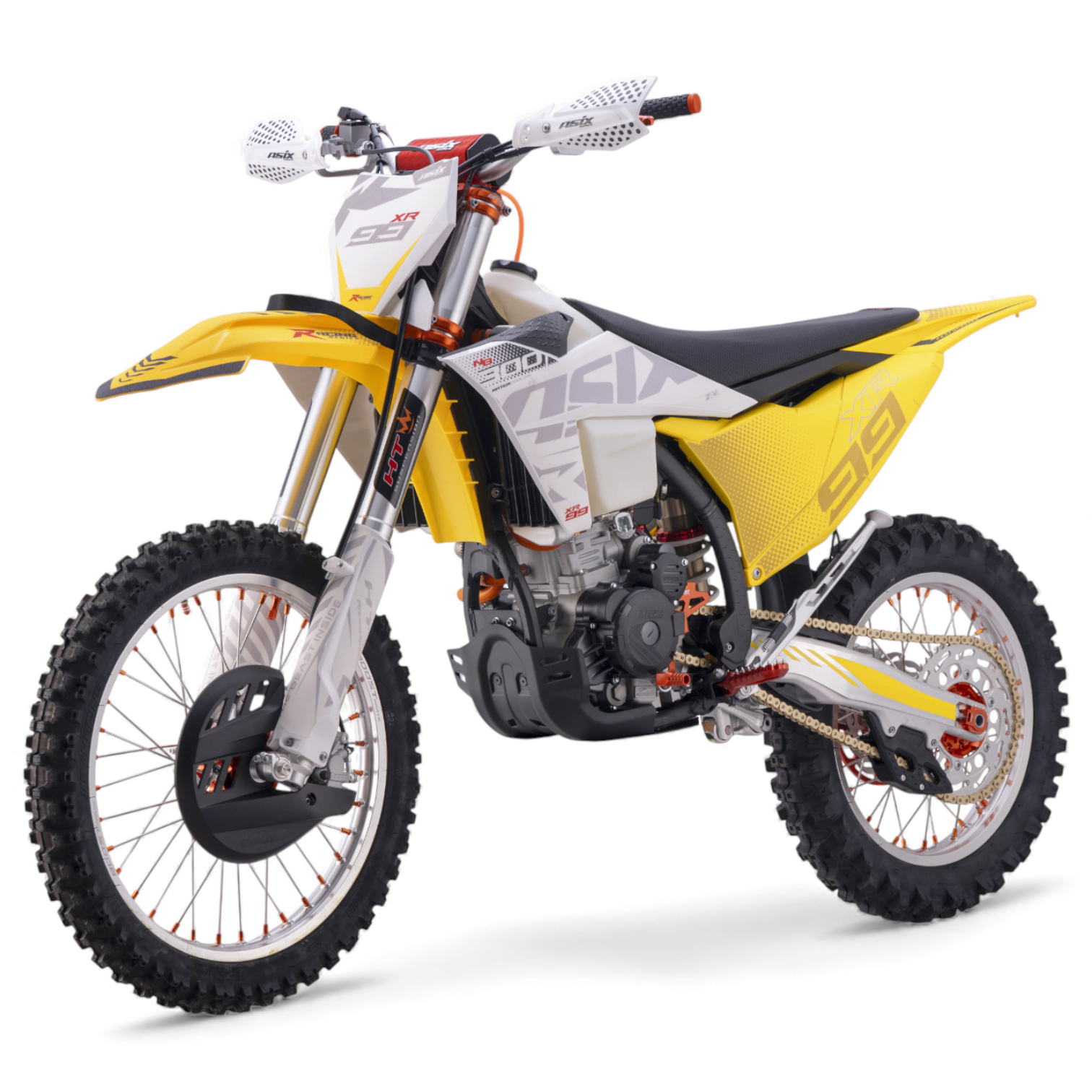 Motocicleta Cross/Enduro Asix XR99, 300cc, 2T, roti 21/18, pornire electric, rosu-alb - Copie [6]