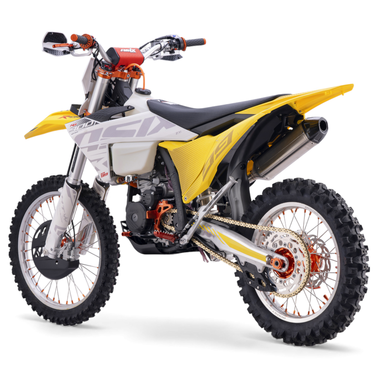 Motocicleta Cross/Enduro Asix XR99, 300cc, 2T, roti 21/18, pornire electric, rosu-alb - Copie [2]