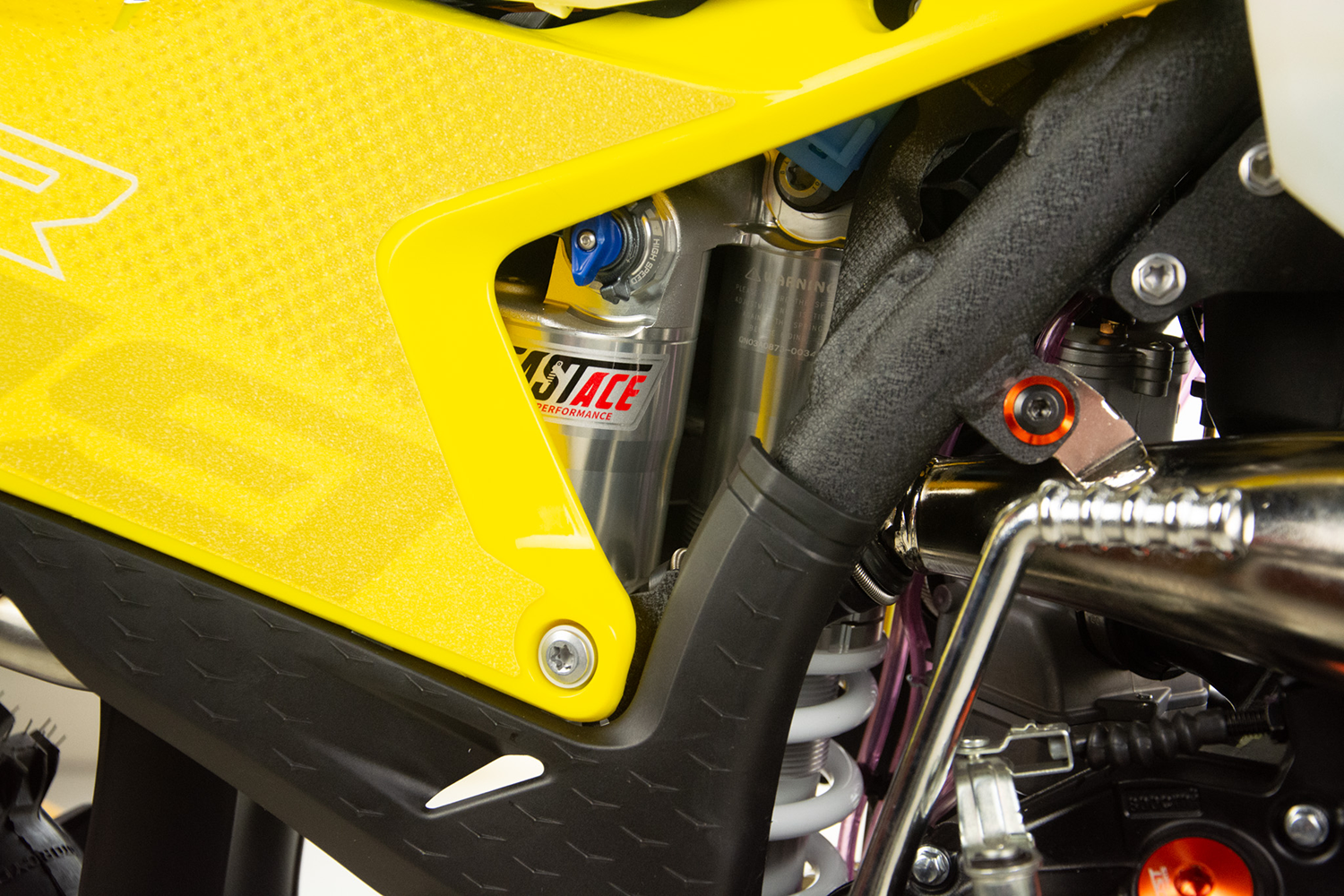 Motocicleta Cross/Enduro Asix XR99 2T, 250cc, roti 21/18", pornire electric, racire apa, culoare alb/albastru [31]