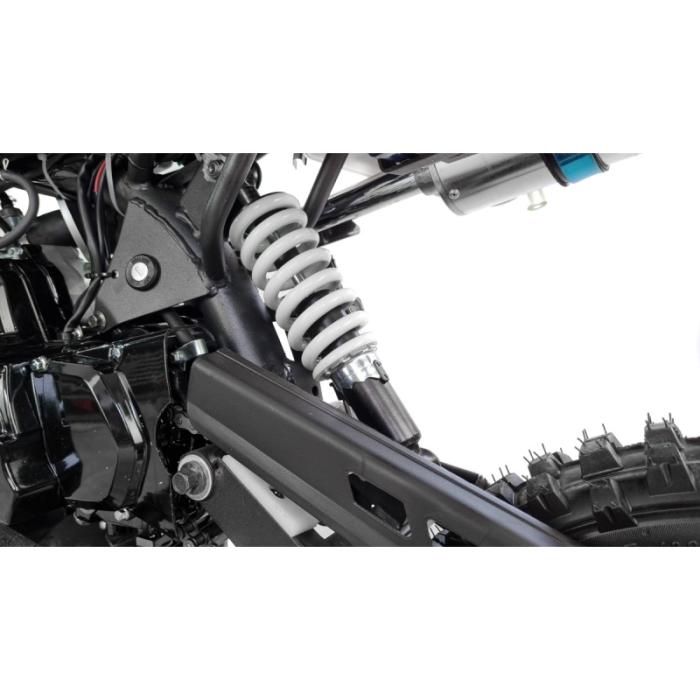 Motocicleta Cross/Enduro copii 4T XTR 607, 125cc, roti 17/14, pornire electromotor, culoare negru/rosu [8]