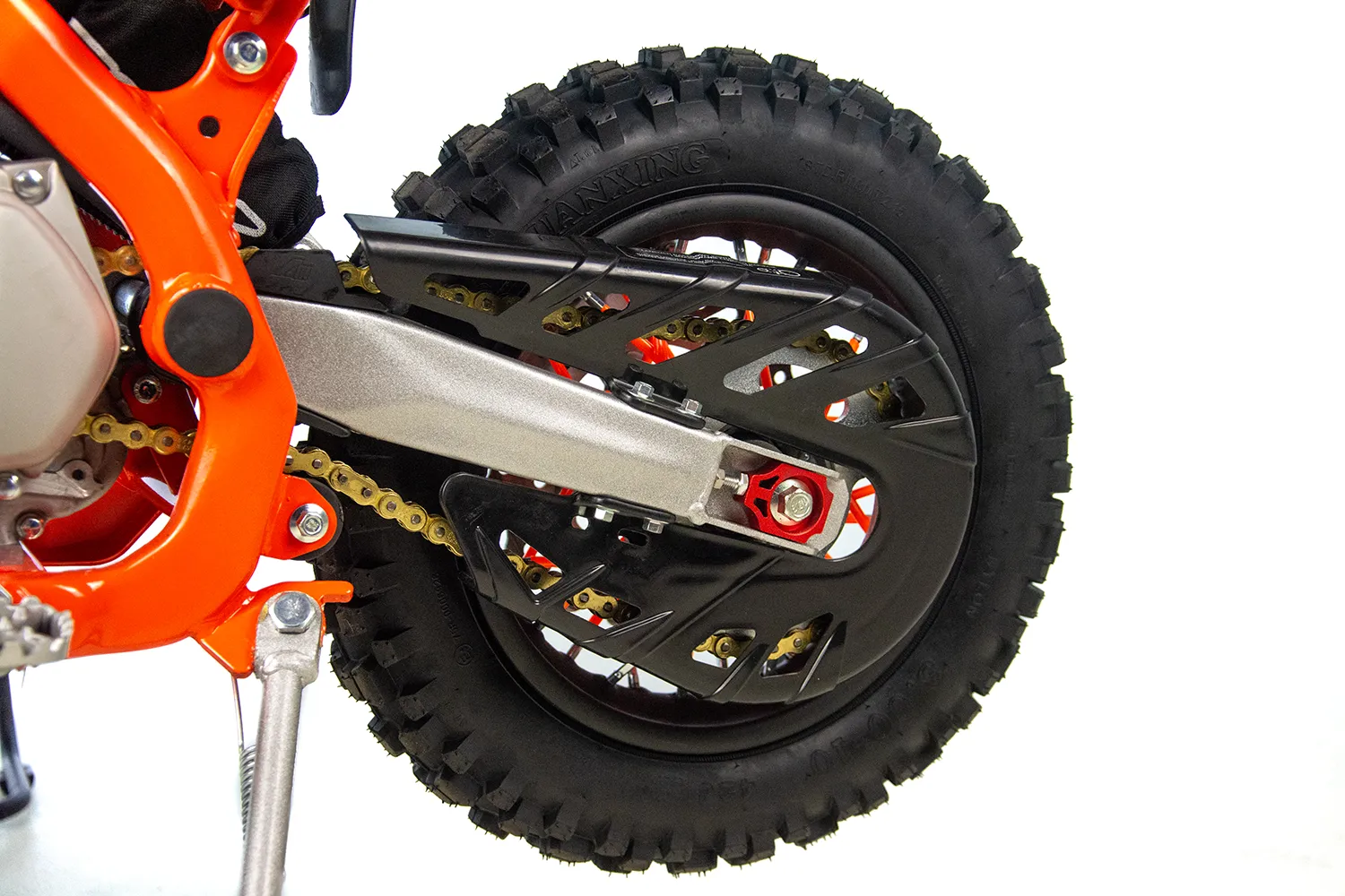 Motocicleta Enduro/Cross Asix XB18, 70cc, 4T, roti 12"/10", pornire electromotor, culoare portocaliu-gri [13]