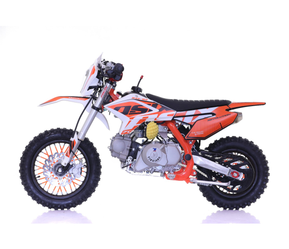 Motocicleta Enduro/Cross Asix XB18, 70cc, 4T, roti 12"/10", pornire electromotor, culoare portocaliu/gri [5]