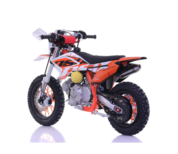 Motocicleta Enduro/Cross Asix XB18, 70cc, 4T, roti 12"/10", pornire electromotor, culoare portocaliu/gri [3]