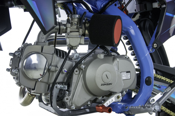 Motocicleta Enduro/Cross Asix XB67 125cc, 4T, roti 19"/16", 4 viteze, pornire electromotor, negru/albastru [14]